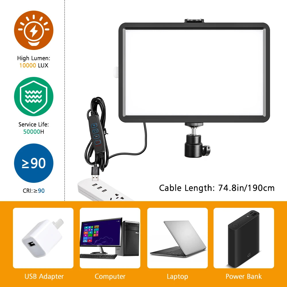 RGB LED Video Light Panel