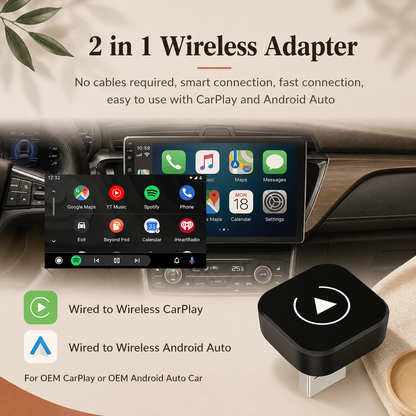 Wireless CarPlay & Android Auto Adapter