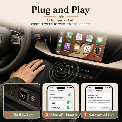 Wireless CarPlay & Android Auto Adapter