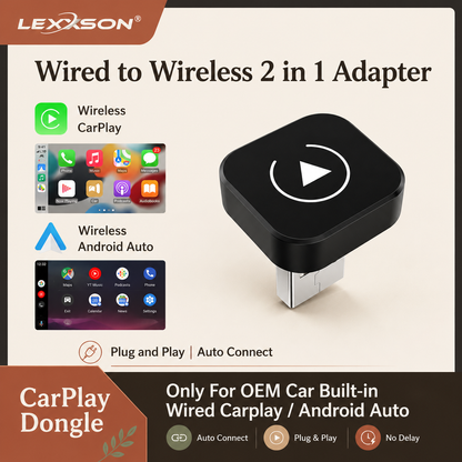 Wireless CarPlay & Android Auto Adapter