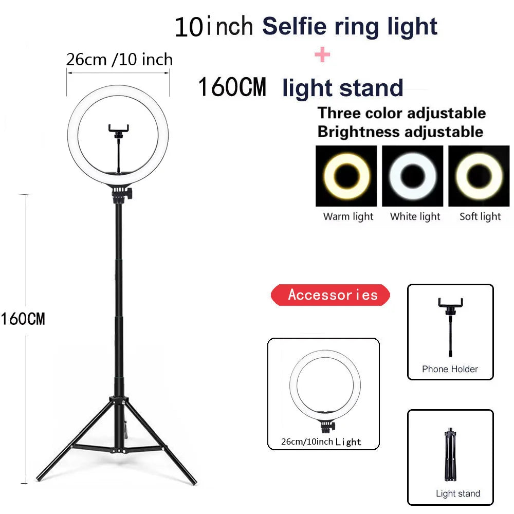 Dimmable LED Ring Light
