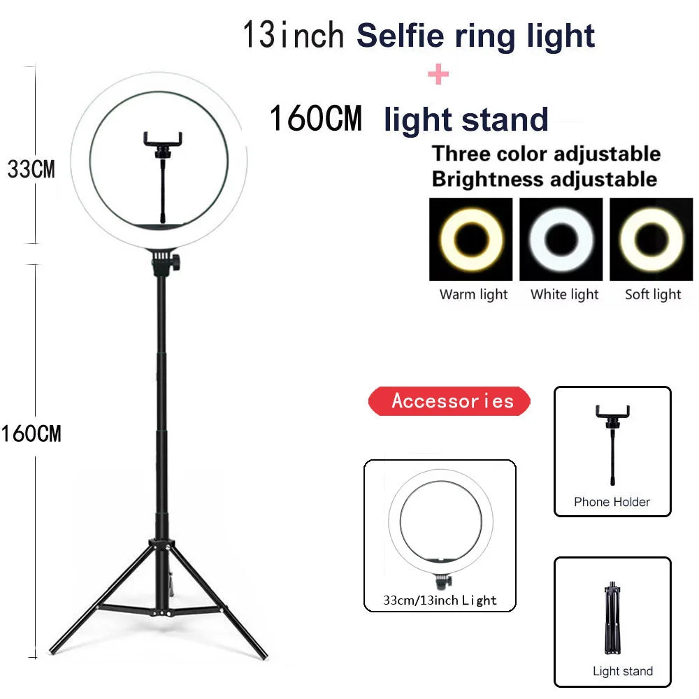 Dimmable LED Ring Light