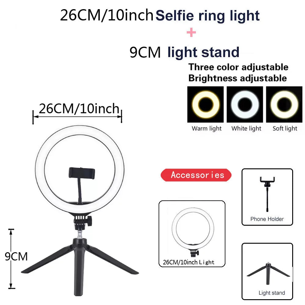 Dimmable LED Ring Light