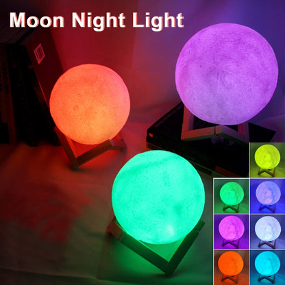 Battery Powered Moon Lamp
