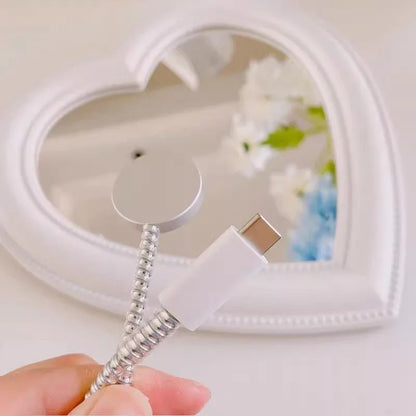 Cute Panda Apple Watch Charging Cable Protector