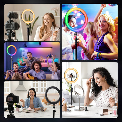 Professional 10-Inch RGB Ring Light