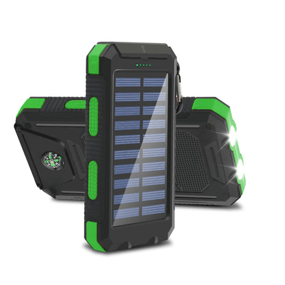 20000mAh Solar Power Bank with LED Light
