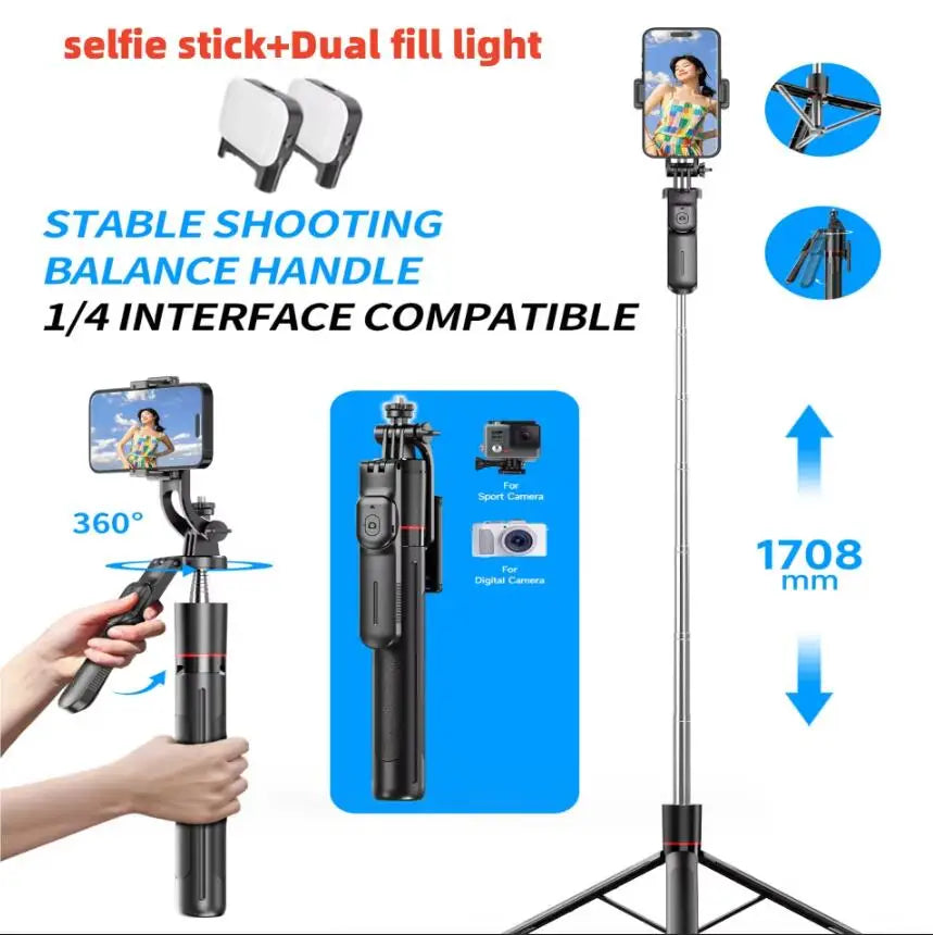 1737mm Selfie Stick Tripod