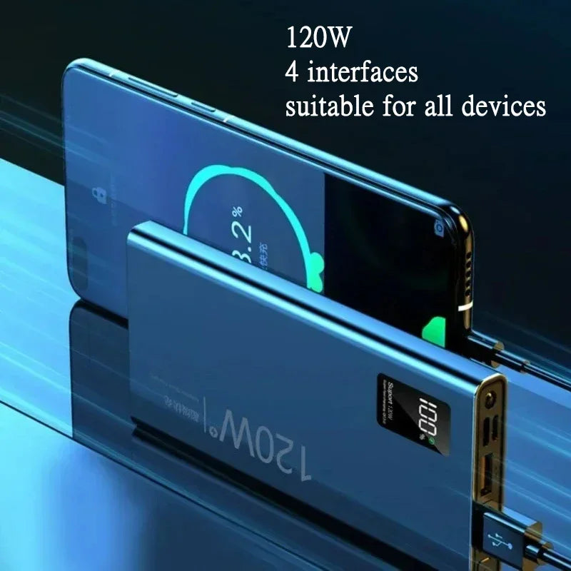 High-Capacity Power Bank – Up to 100000mAh Fast Charging