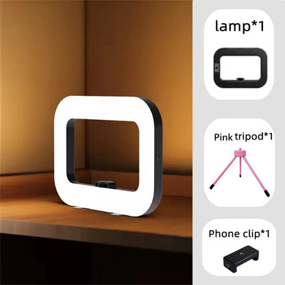 Rechargeable Handheld LED Ring Fill Light