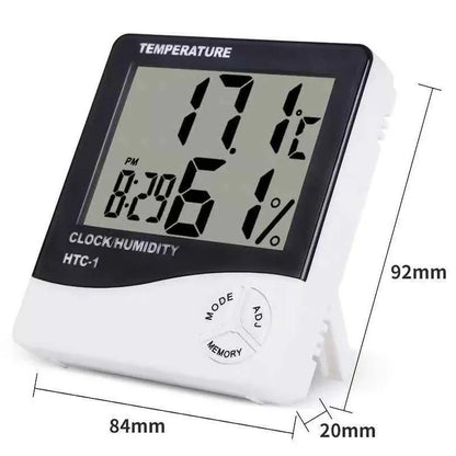 LED Thermometer Hygrometer Alarm Clock