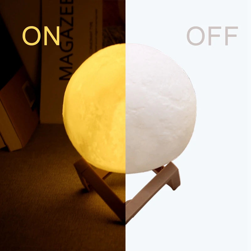 Battery Powered Moon Lamp