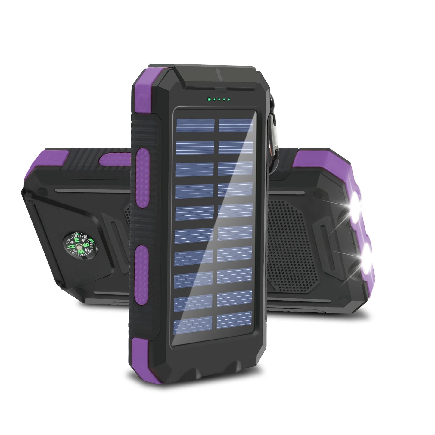 20000mAh Solar Power Bank with LED Light