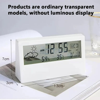 LED Thermometer Hygrometer Alarm Clock
