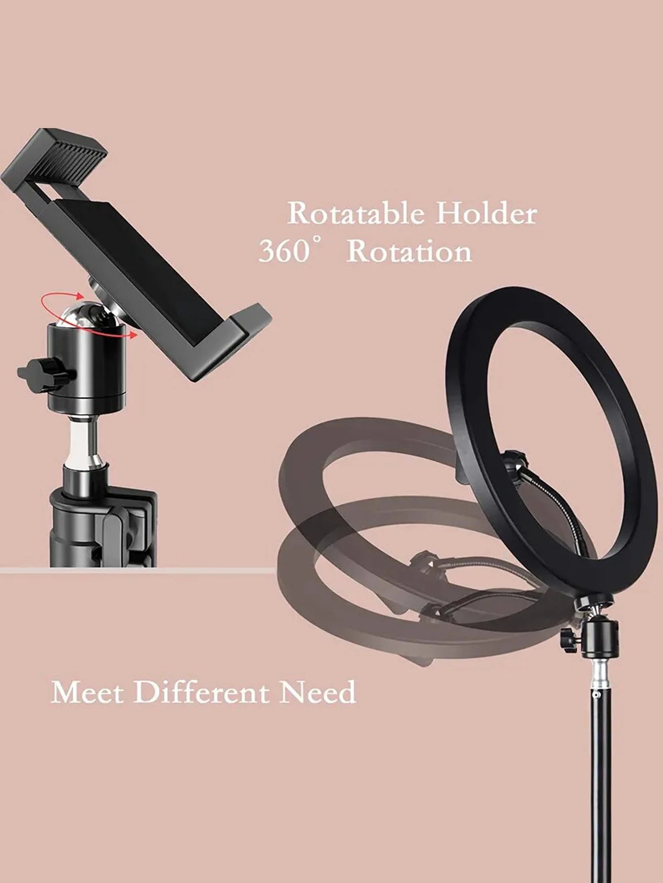 26CM LED Shooting Ring Light with Stand