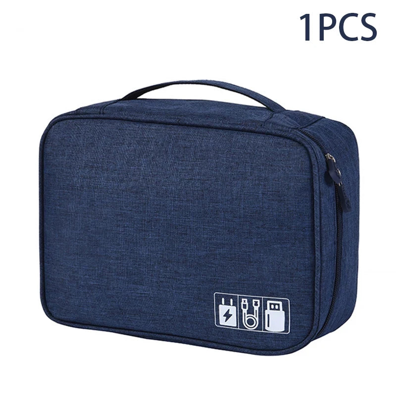 Portable Waterproof Travel Cable Organizer Bag