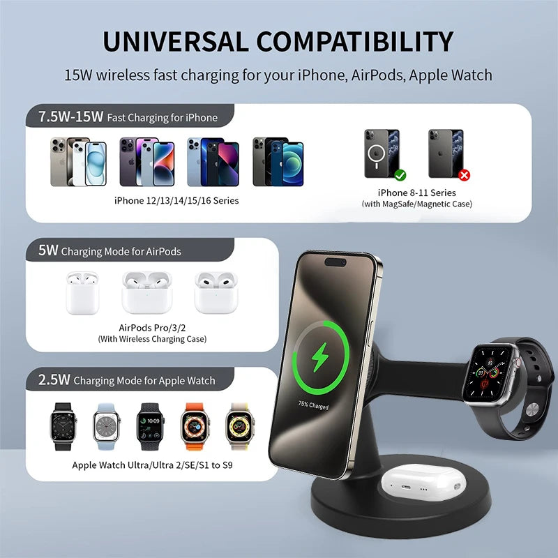 3-in-1 Wireless Charging Stand