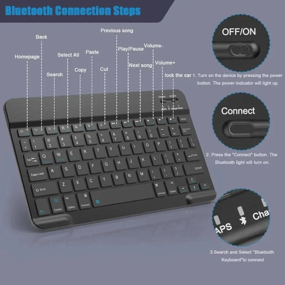 Bluetooth Tablet Keyboard