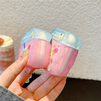 Korean Cute Flower Rabbit Silicone Case