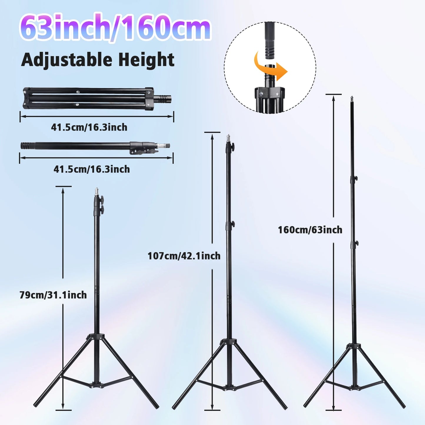 Professional 10-Inch RGB Ring Light