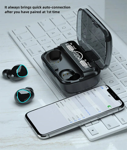 Wireless Earbuds with Power Bank