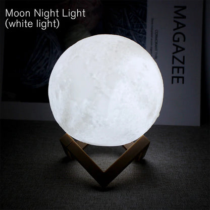 Battery Powered Moon Lamp