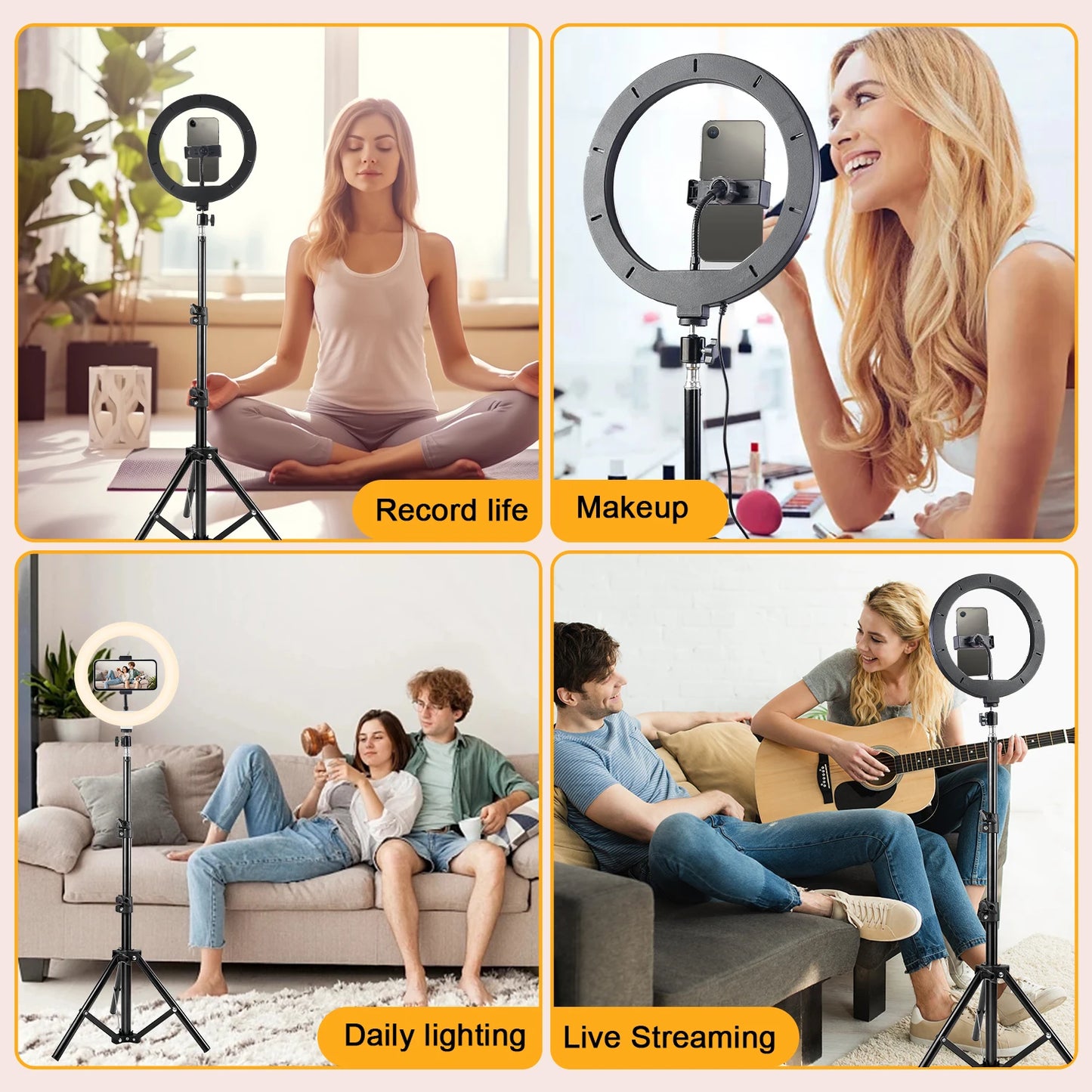 12-Inch Dimmable LED Ring Light