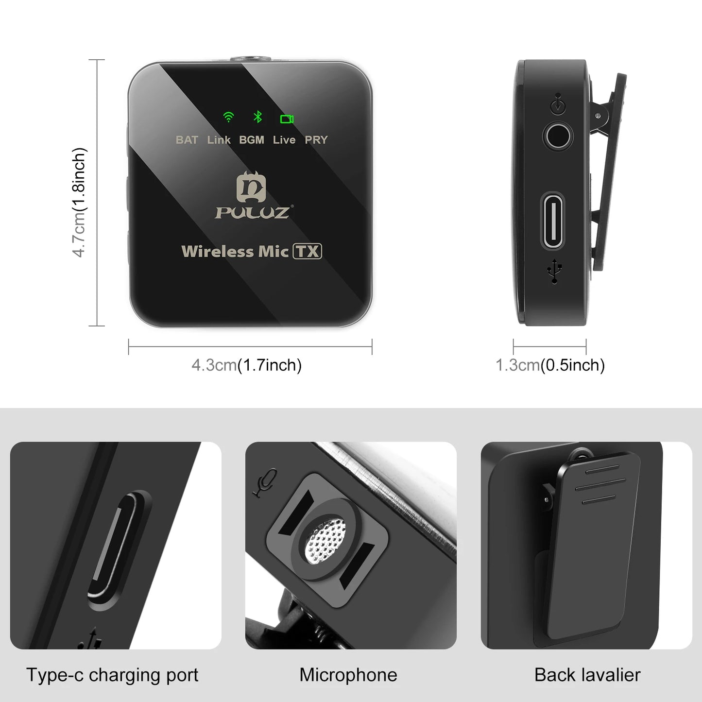 2.4G Wireless Lavalier Microphone