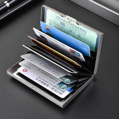 Stainless Steel Card Holder Wallet