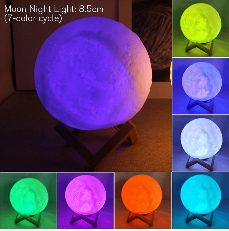 Battery Powered Moon Lamp