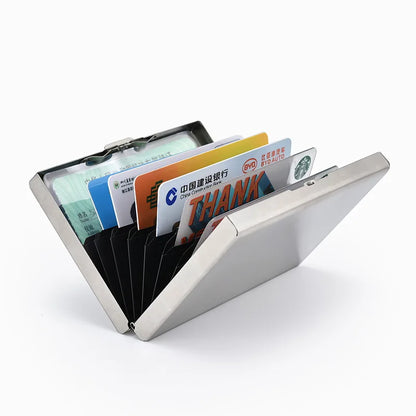 Stainless Steel Card Holder Wallet