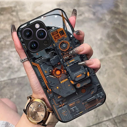 Circuit Board Glass Phone Case