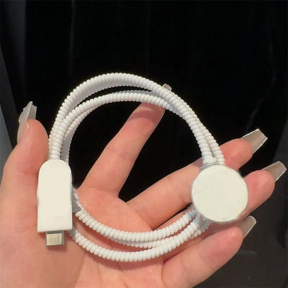 Cute Panda Apple Watch Charging Cable Protector