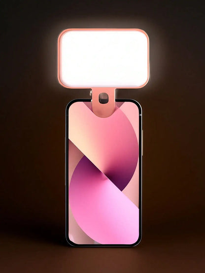 Portable Rechargeable Clip-On Phone Ring Light