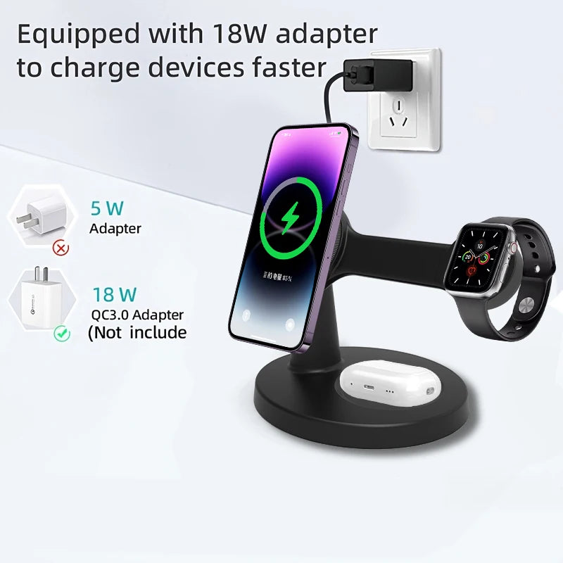 3-in-1 Wireless Charging Stand