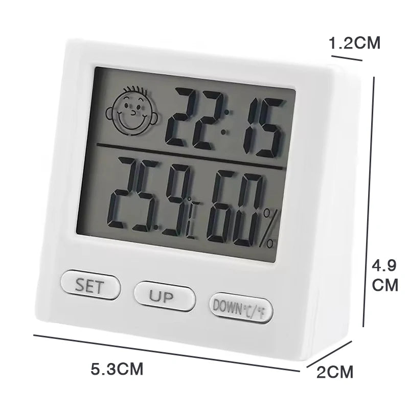 LED Thermometer Hygrometer Alarm Clock