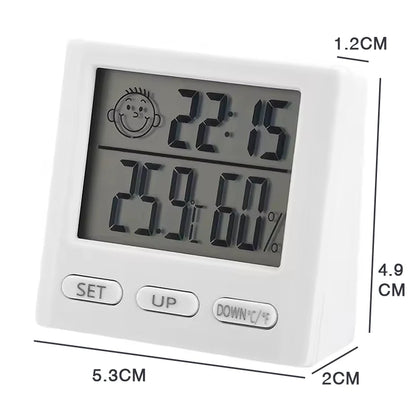 LED Thermometer Hygrometer Alarm Clock