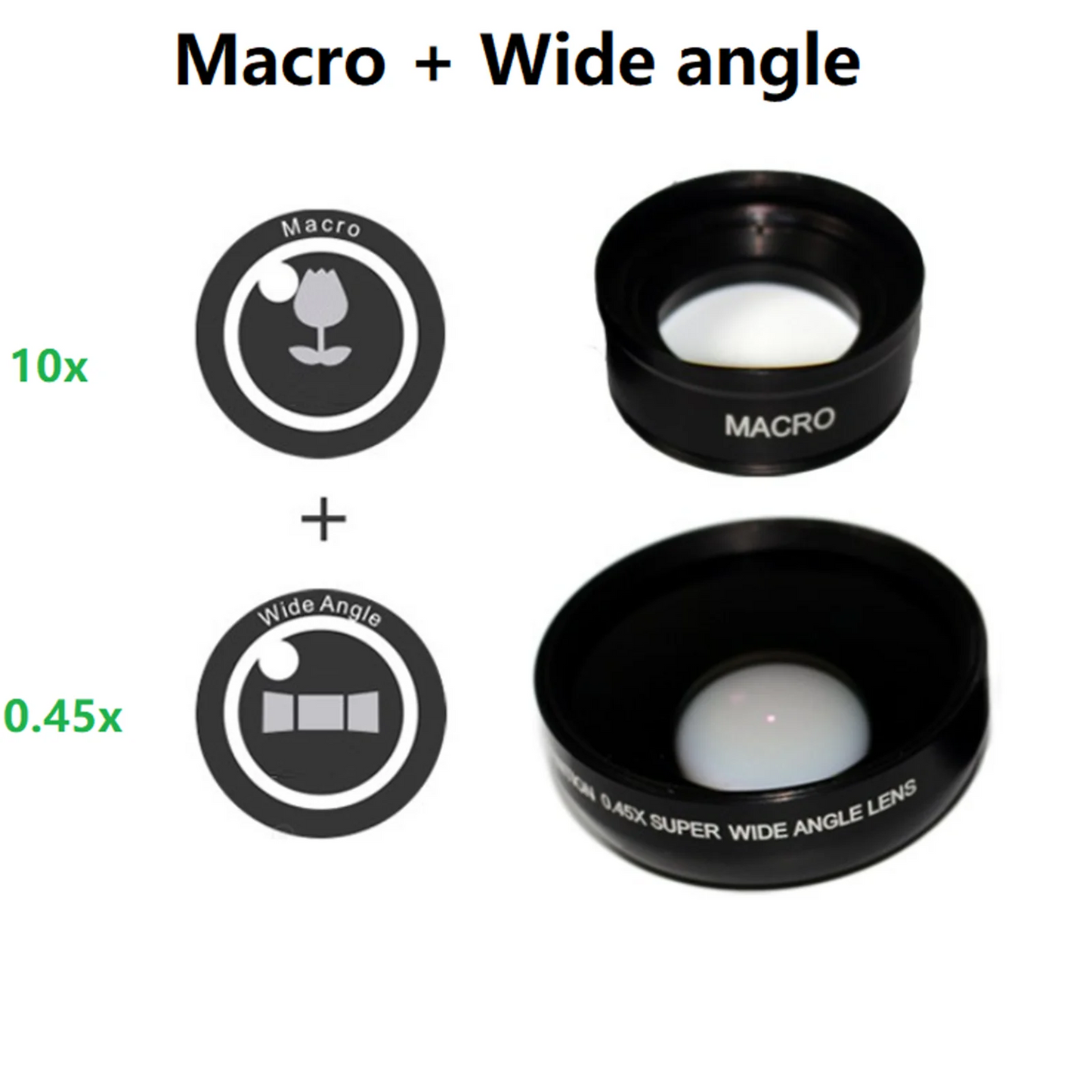 2-in-1 Mobile Phone Camera Lens