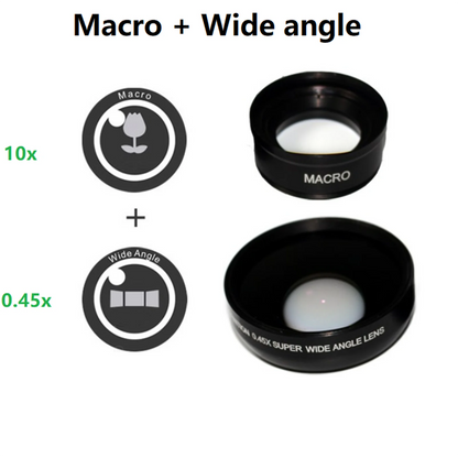 2-in-1 Mobile Phone Camera Lens