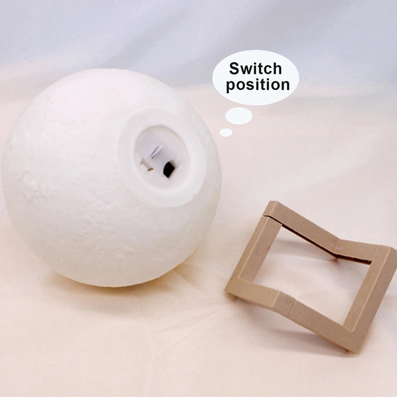 Battery Powered Moon Lamp