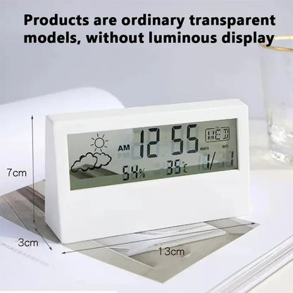 LED Thermometer Hygrometer Alarm Clock