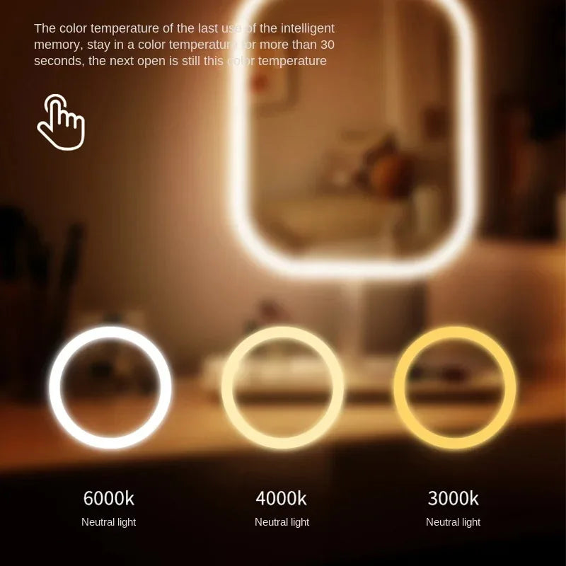 Rechargeable LED Vanity Makeup Mirror