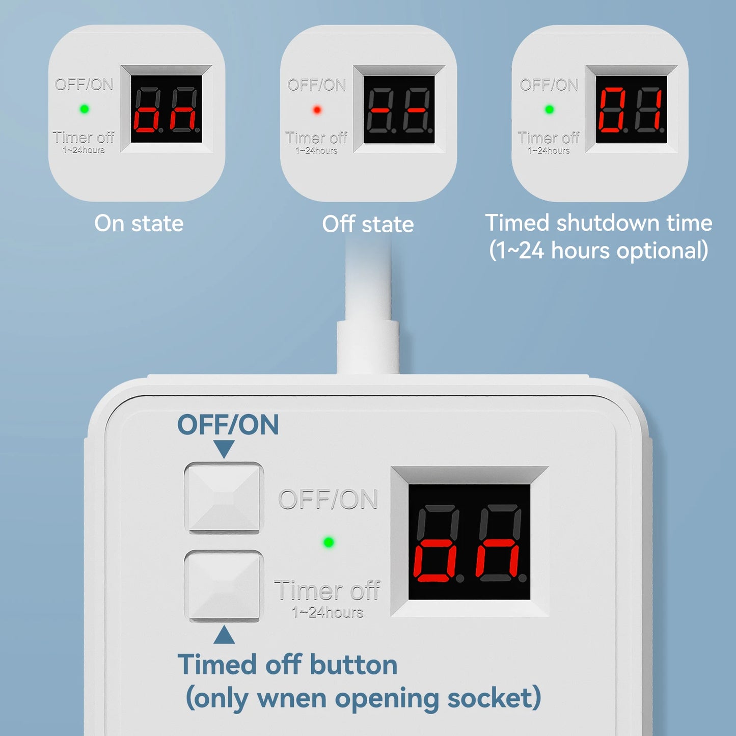 7-in-1 EU Surge Power Strip