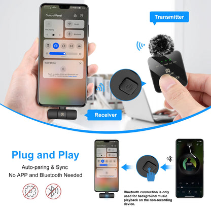2.4G Wireless Lavalier Microphone