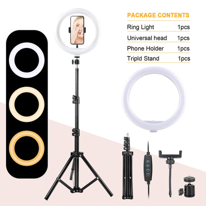 12-Inch Dimmable LED Ring Light