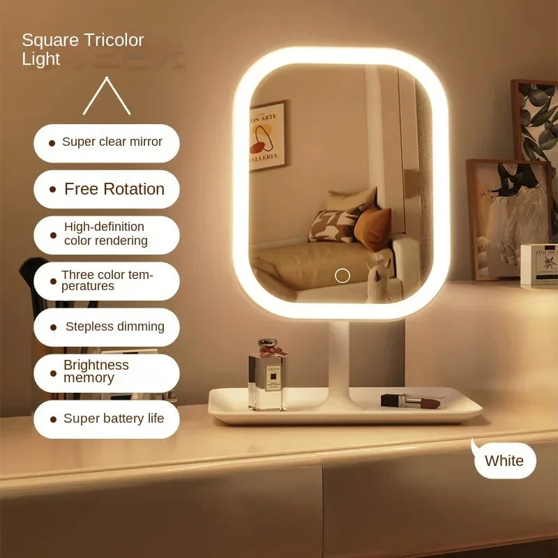 Rechargeable LED Vanity Makeup Mirror