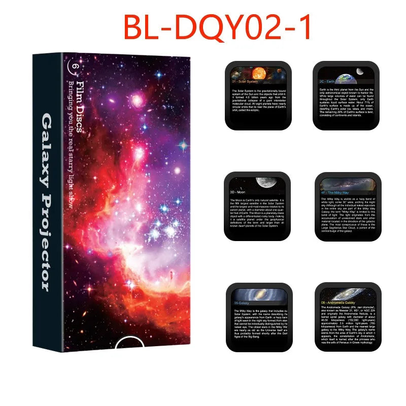 Six-Pack Galaxy Projector Films Set