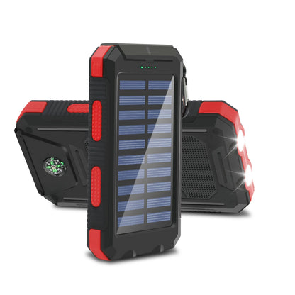 20000mAh Solar Power Bank with LED Light