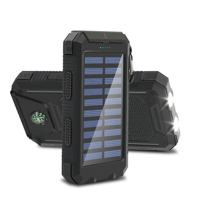20000mAh Solar Power Bank with LED Light