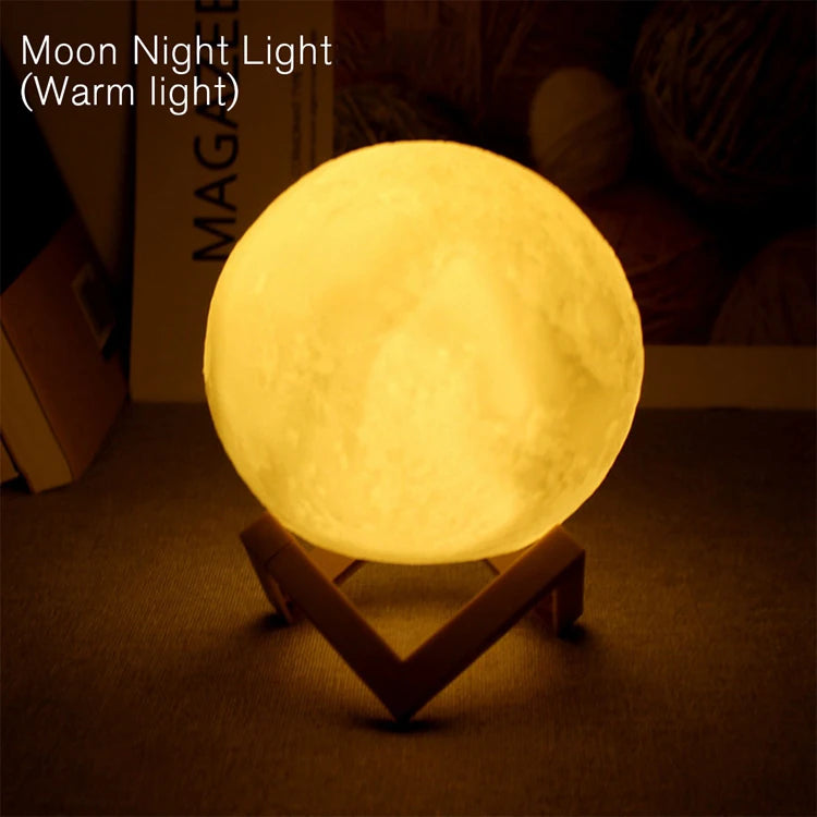 Battery Powered Moon Lamp